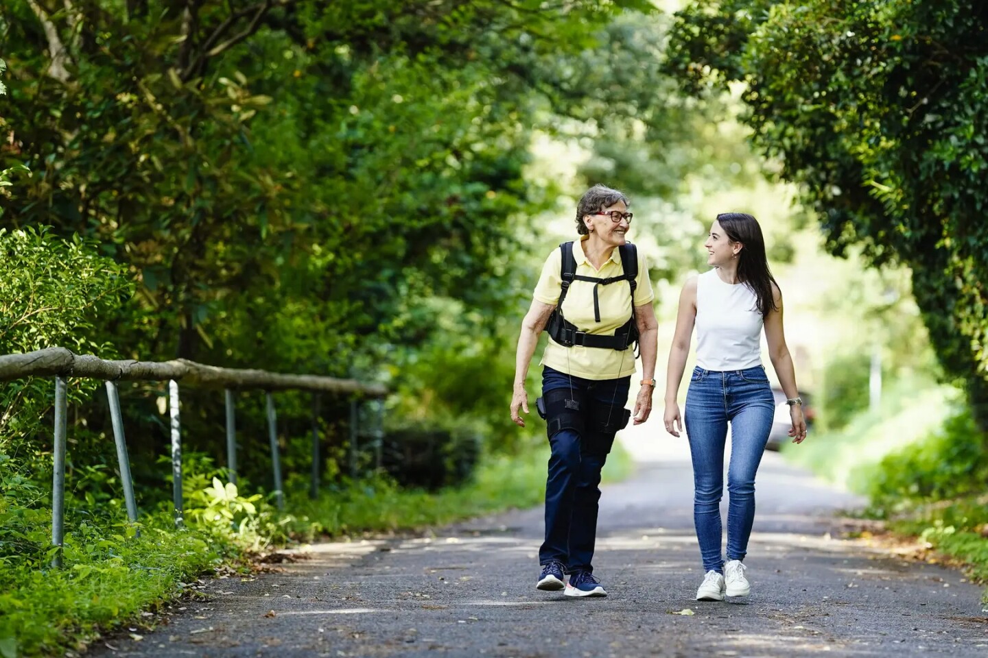 The WalkON system is so effective, it's equivalent to a loss of body weight