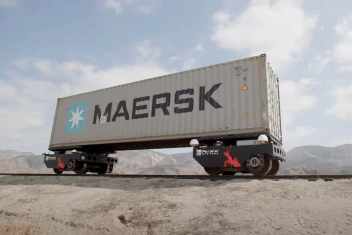 Parallel Systems is currently testing its autonomous battery-electric rail vehicles on a closed track in the Los Angeles area