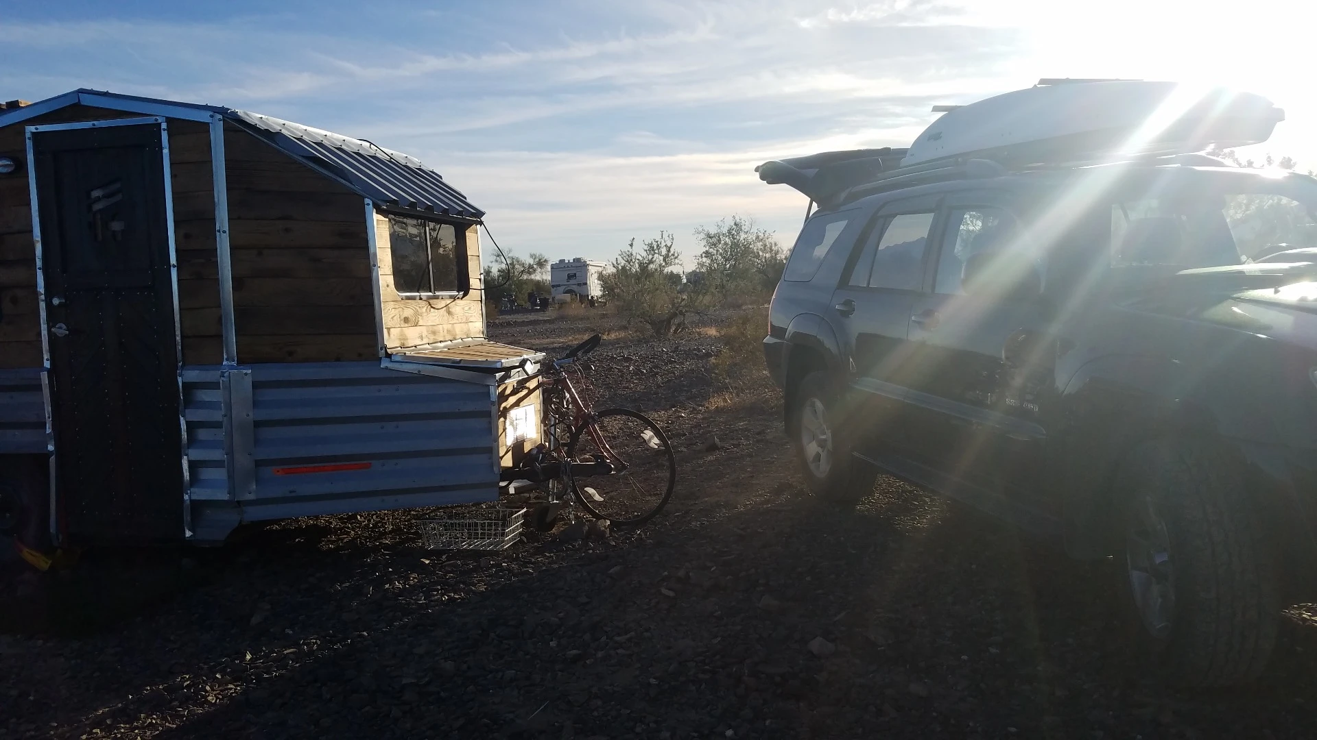 The front of the Terraform Three features a small storage area used for tools and useful items