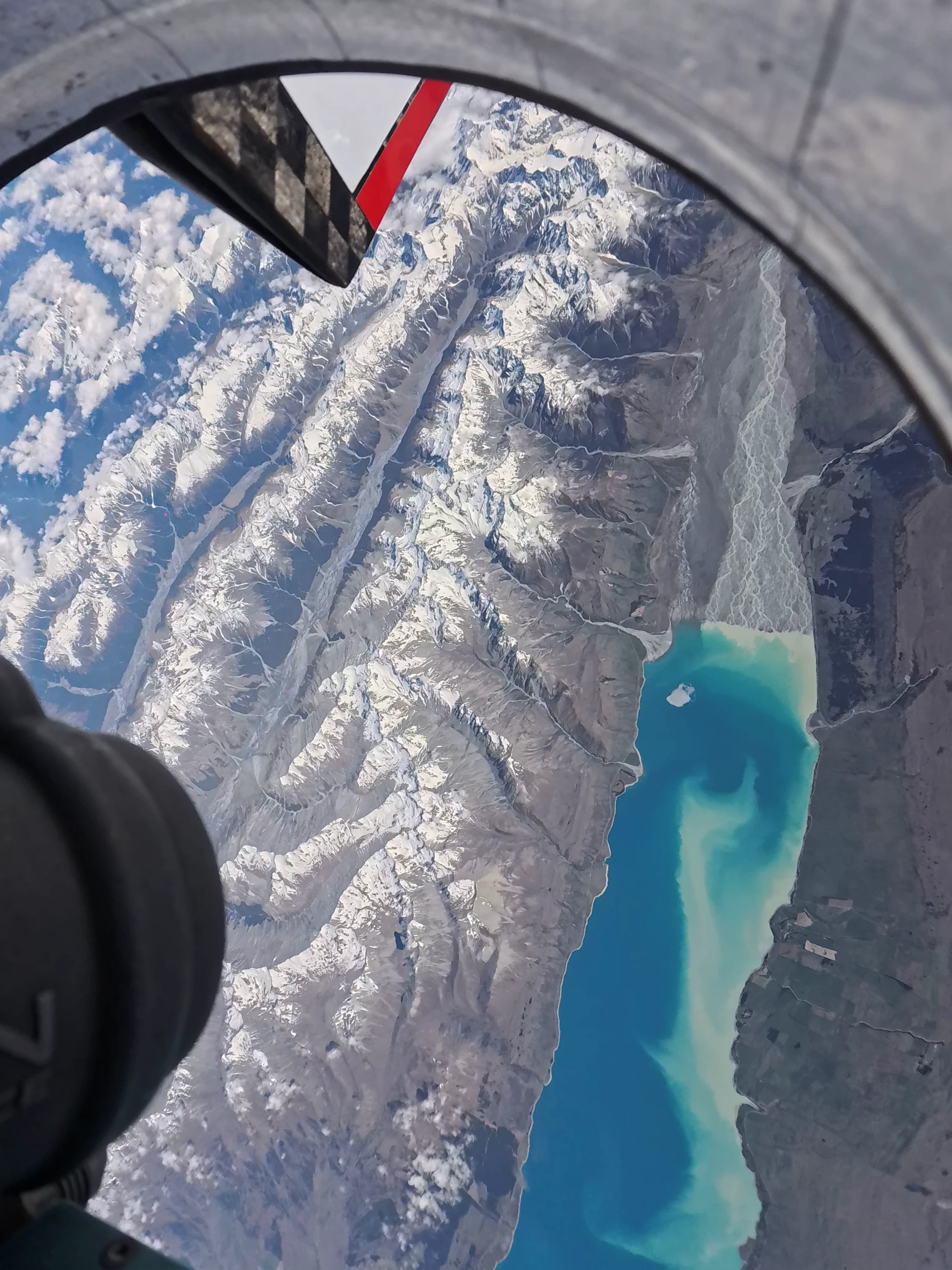 Looking down from Aurora