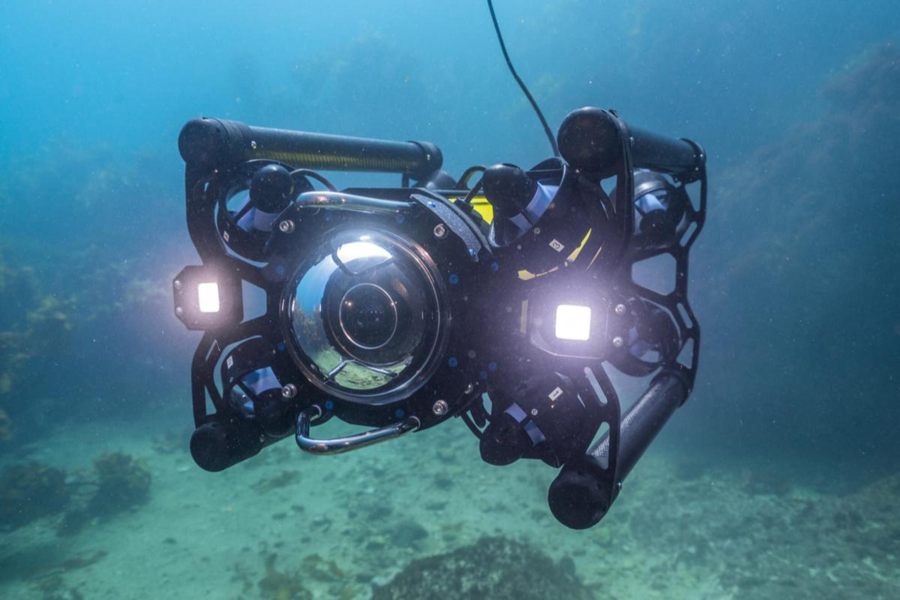 Boxfish ROV represents the state of the art in underwater camera drones