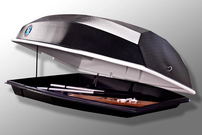 The lid of the Boatbox detaches to serve as a boat