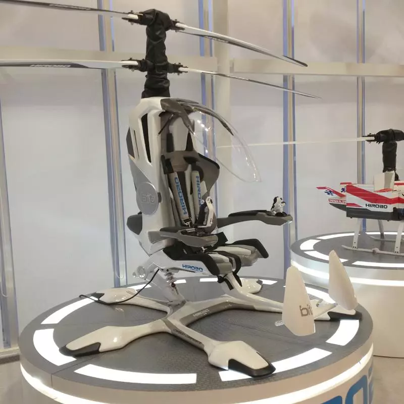 The BIT manned micro helicopter