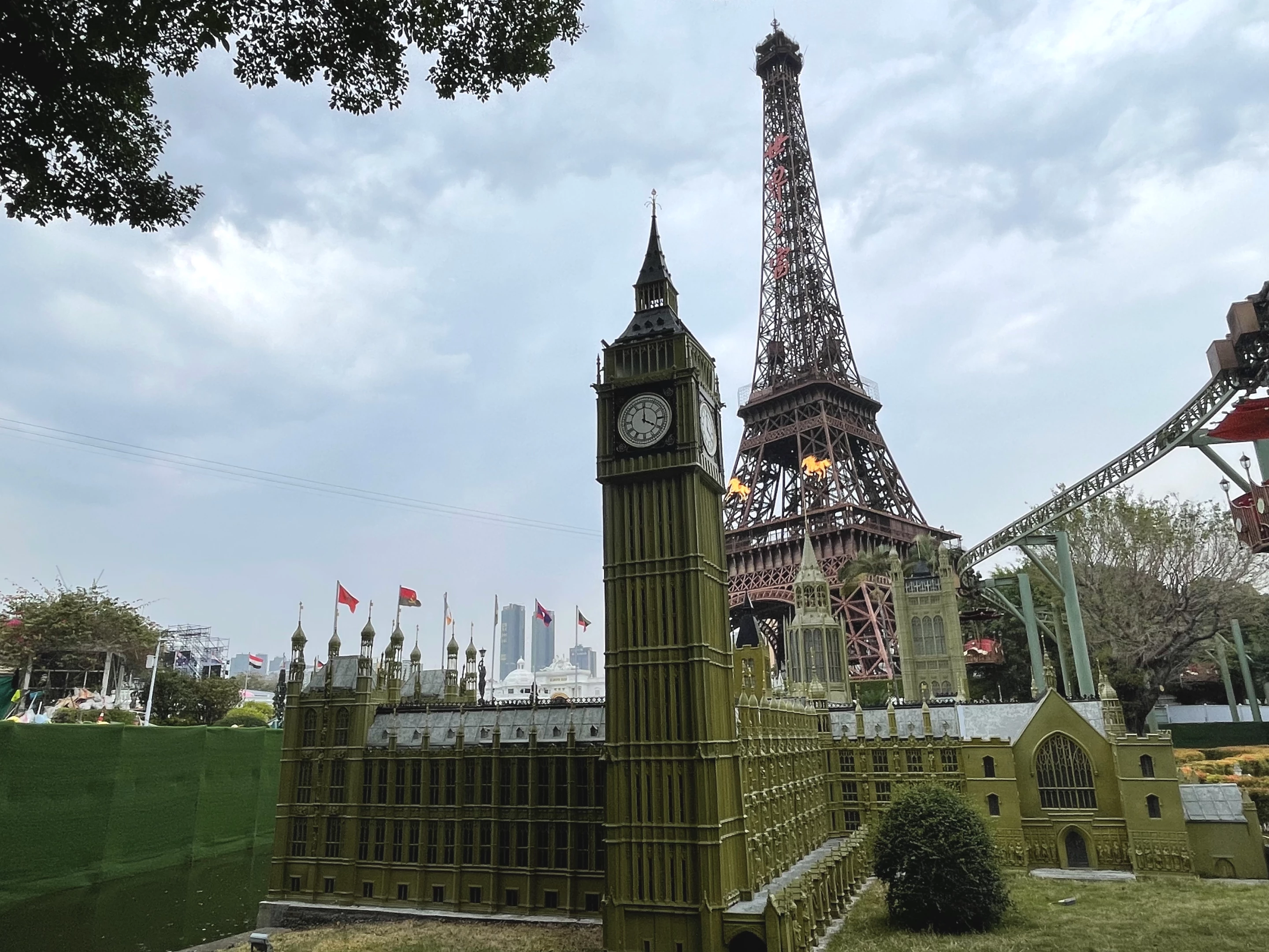London's Big Ben and what is now known as the Houses of Parliament