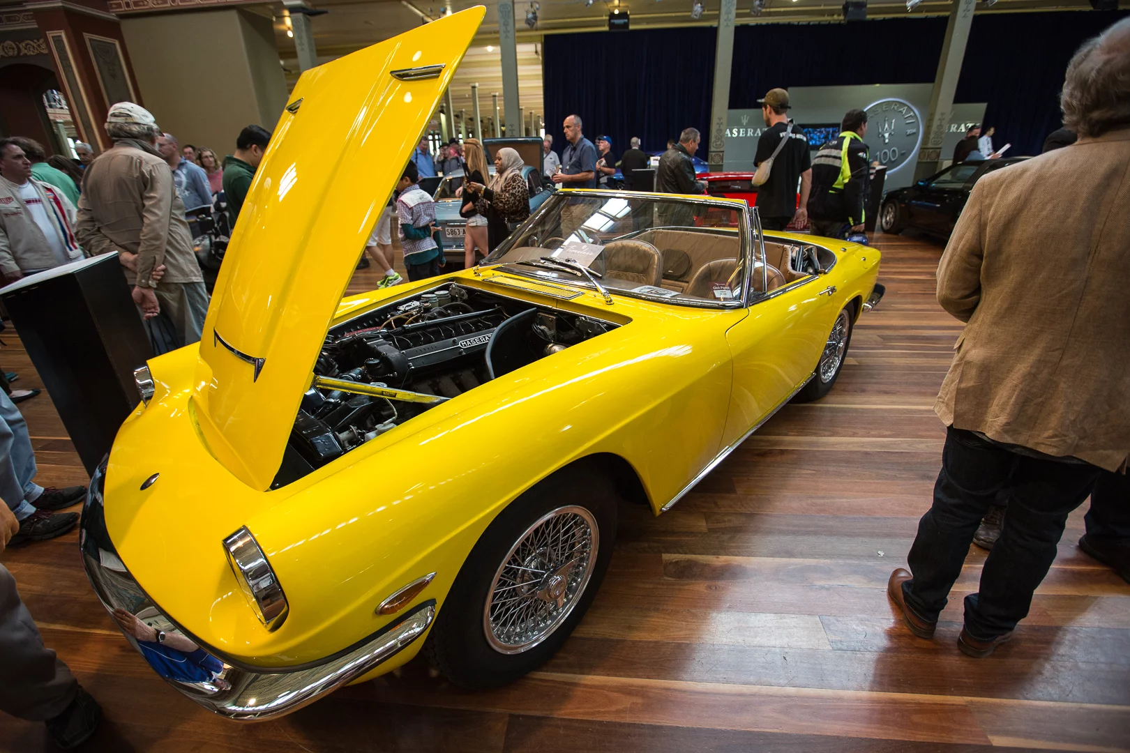 A 1965 Maserati Mistral Spyder on show at Motorclassica 2014 (Photo: Nick Lavars/Gizmag)