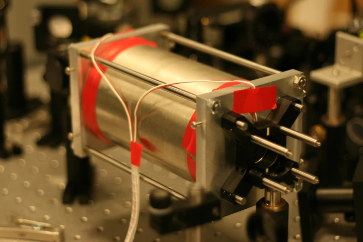 A prototype of the portable magnetometer being developed at the University of Leeds