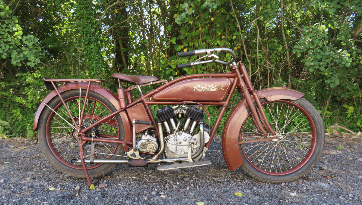 $30,250 (£23,000) represents good buying for the 101-year-old flathead Reading-Standard, one of the most powerful motorcycles of its day. Built in Reading, Pennsylvania for just 20 years, the company motto will no doubt resonate: 'No limit but The Law'. Auction Description