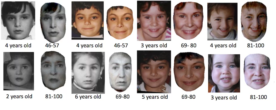 New software from the University of Washington can accurately predict what your kid will look like as an adult (Image: University of Washington)