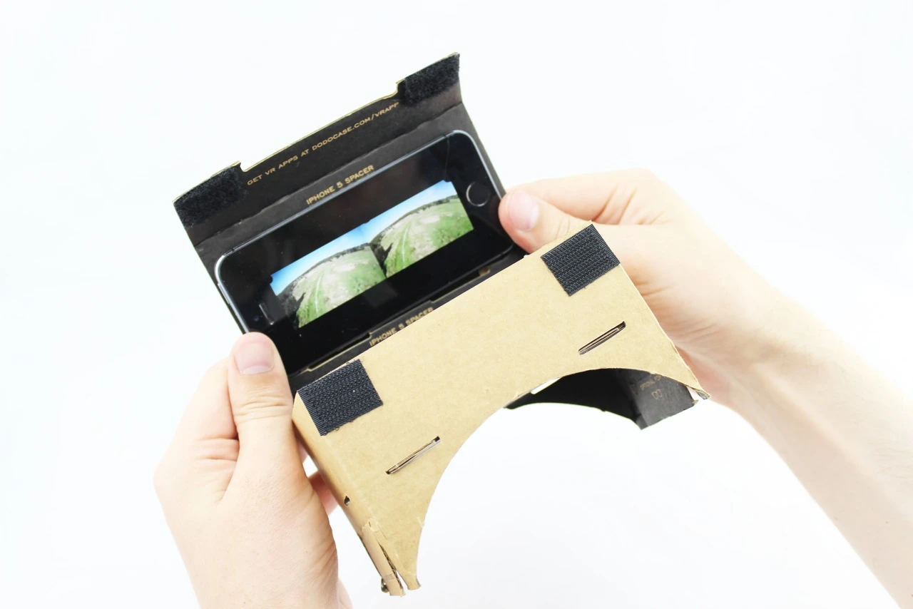 Users can slap on a headset to better immerse themselves in the first person view flying experience