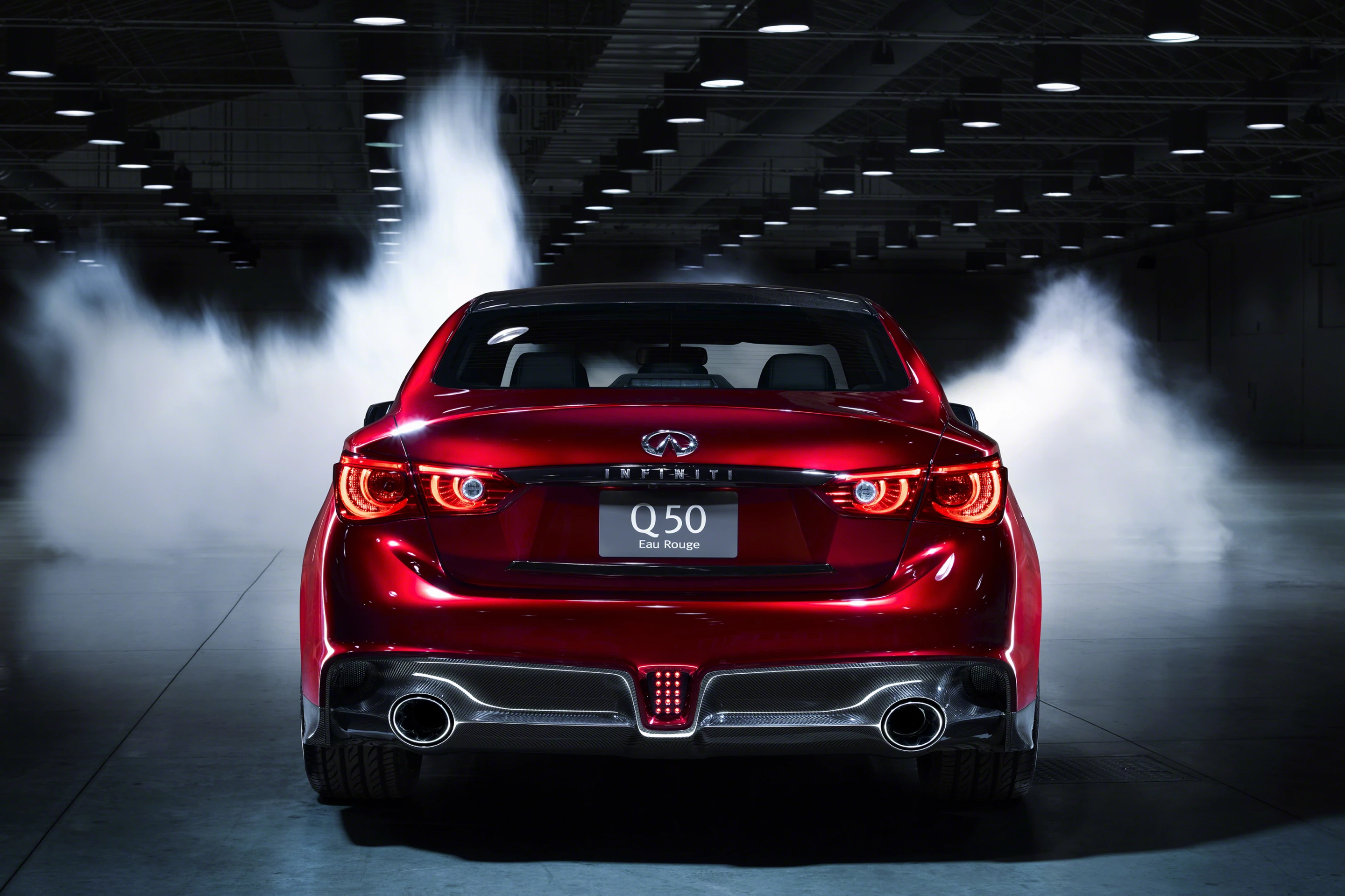 Infiniti's 560 hp Q50 Eau Rouge high-performance sedan prototype