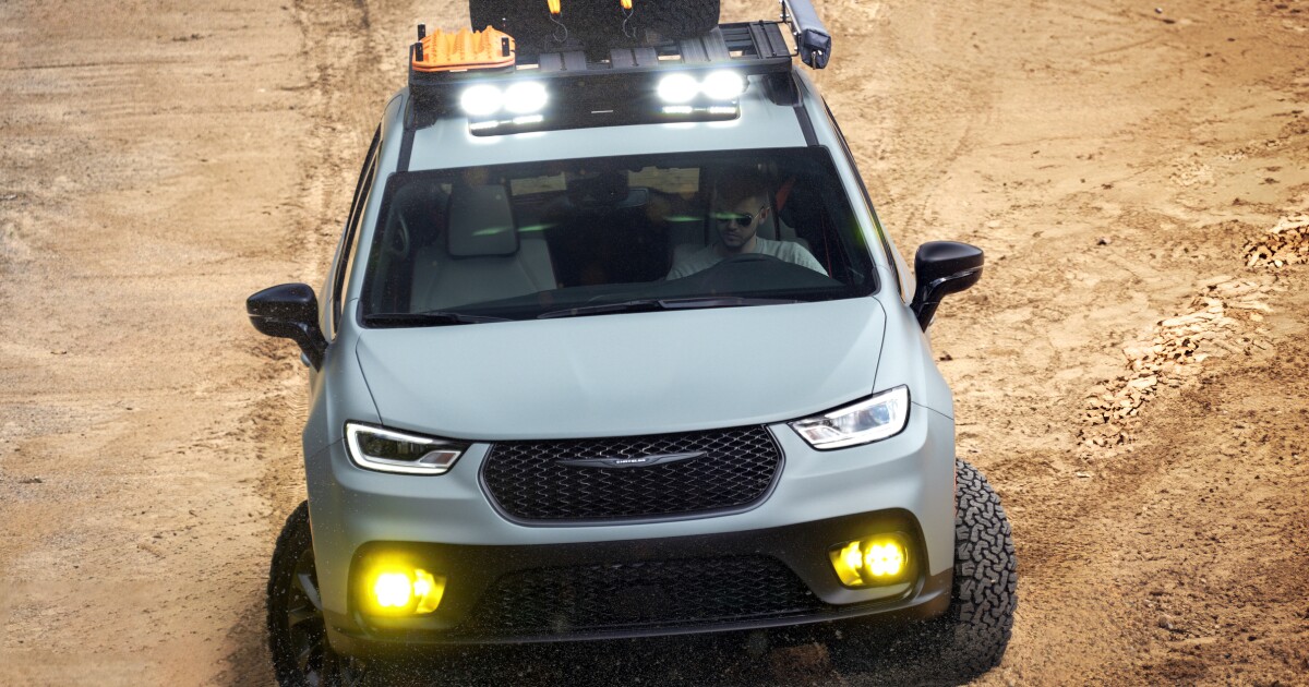Stealthy off-road mini-camper van hails from unexpected US automaker