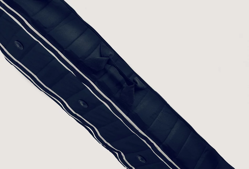 The ribs protect your skis