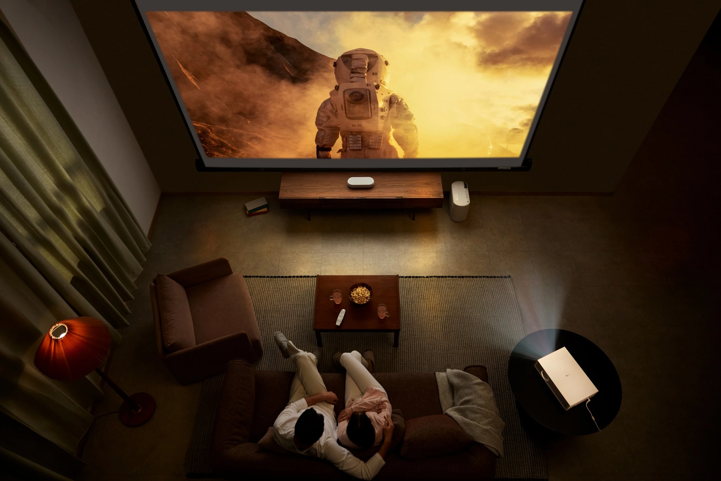The HU715Q laser projector can output 2,500 ANSI lumens, while the HU710P hybrid laser/LED projector (shown) can manage 2,000 ANSI lumens