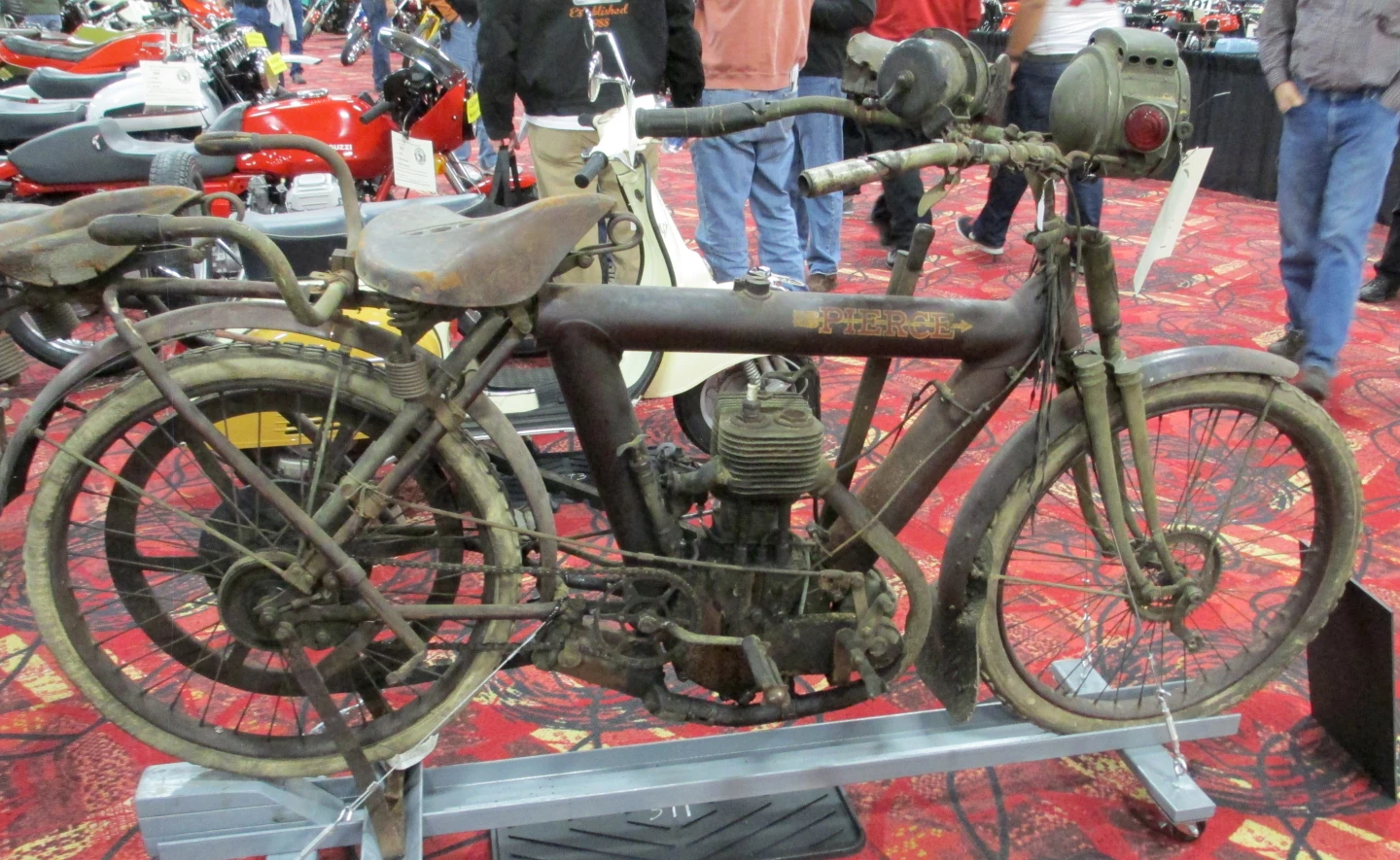 This 1912 Pierce Flat-belt single sold in Las Vegas in January 2013 for US$143,640
