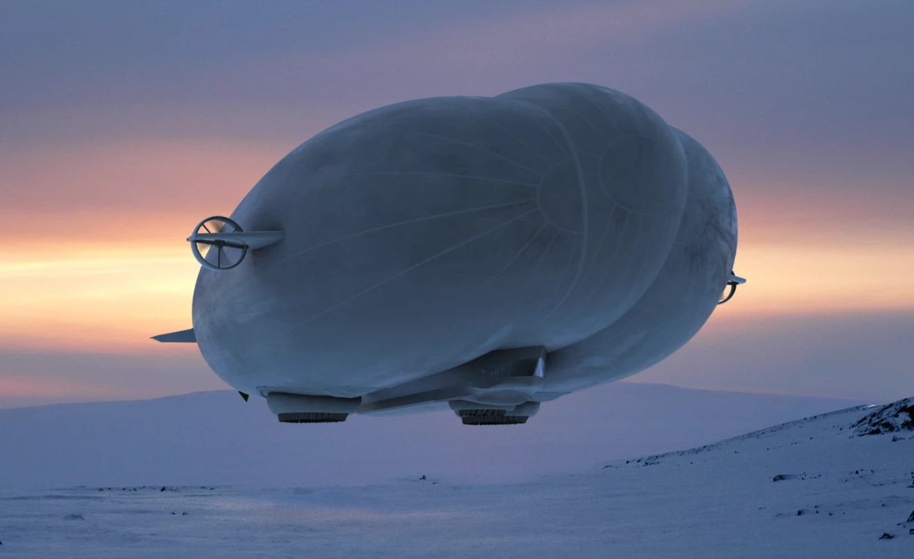 Eighty percent of the AT2's lift comes from the buoyancy of its helium fill, helping to optimize the efficiency of the hydrogen fuel cell-powered electric propulsion system