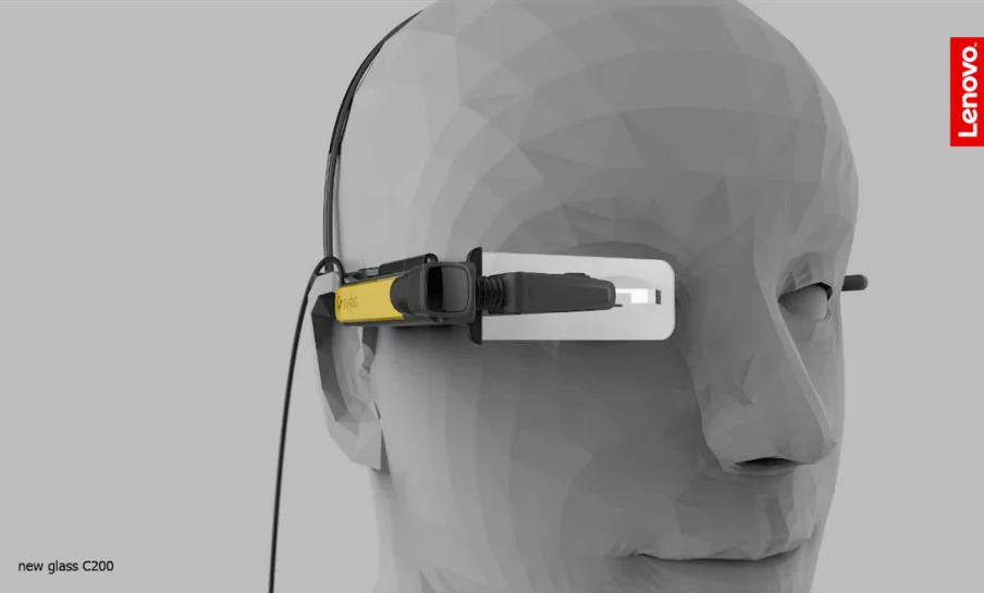 Lenovo has joined the ranks of augmented reality eyewear, with its New Glass C200 device