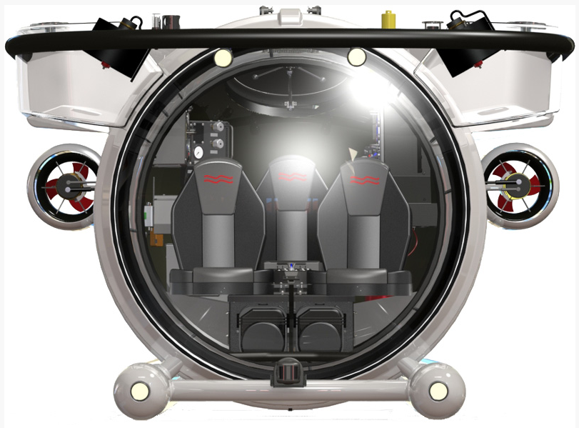 Super Yacht Sub 3 frontal view