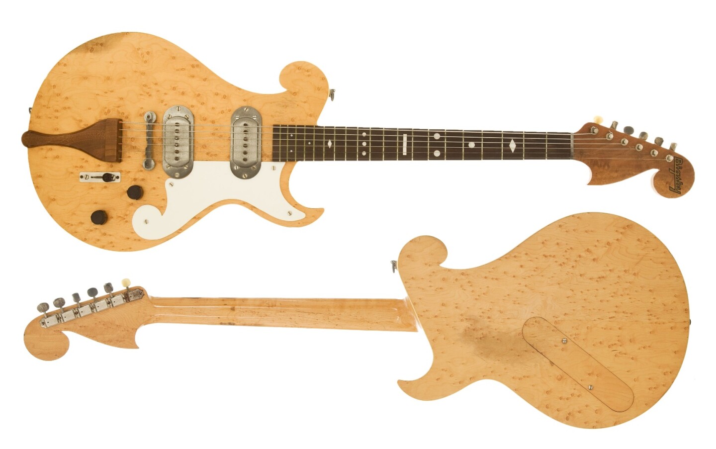 The Bigsby Solid Body is, arguably, the first solid body electric guitar ever made. Paul Bigsby made approximately 23 electric guitars and most are accounted for. This 1949 Bigsby Solid Body is number 4 and sold for $266,000 at a Heritage auction on 21 April, 2012
