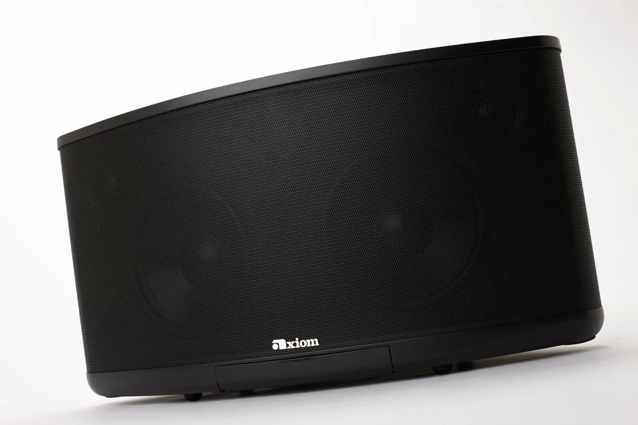 Axiom Audio promises loud and clean output thanks to the system's 150 watt RMS amplifier driving two 6.5-inch aluminum cone speakers and two 1-inch titanium tweeters