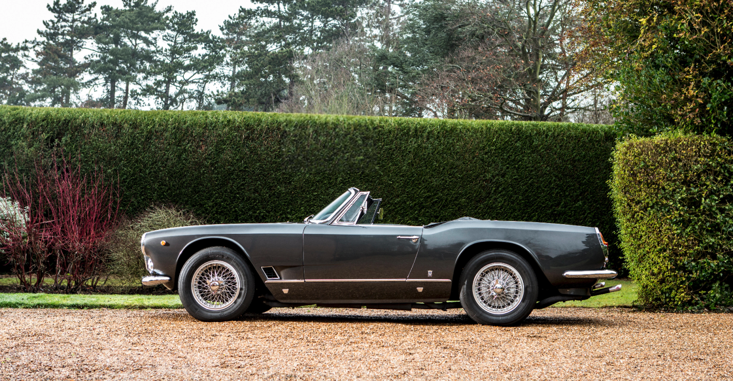 1960 Maserati 3500 GT Vignale Spyder. Estimate: €670,000 to €780,000. Bonhams | Lot 373 | Auction Description | Failed to meet reserve