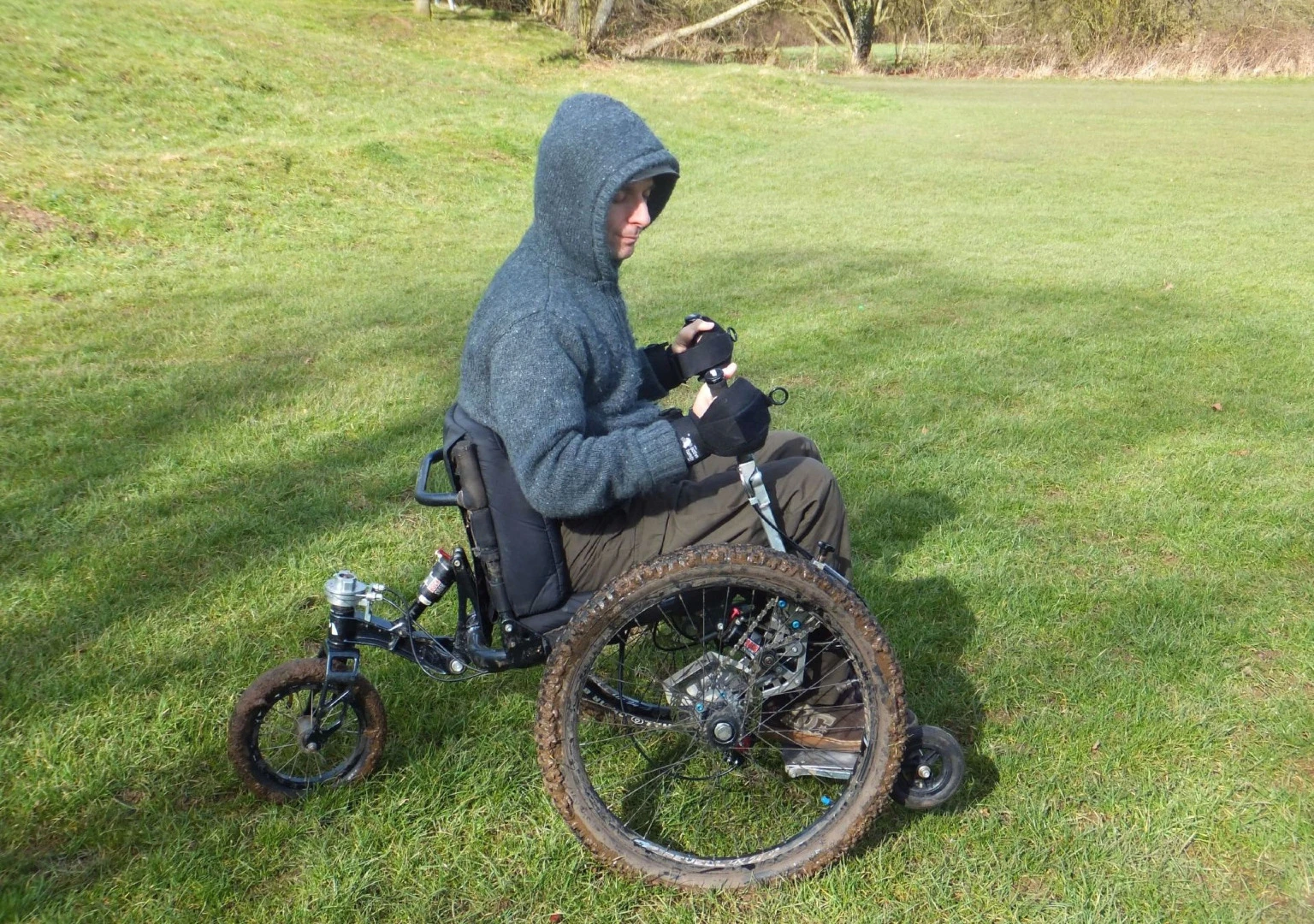 Mountain Trike's new MT Evo is designed for riders without full use of their hands