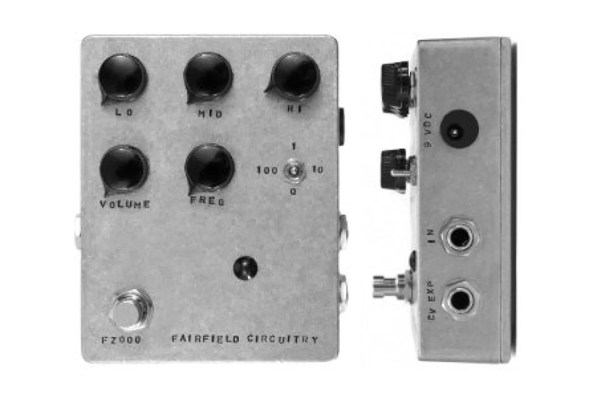 Fairfield Circuitry's new Four Eyes Crossover Fuzz pedal doesn't just add distortion to an input signal, it gives a user supreme tone control too