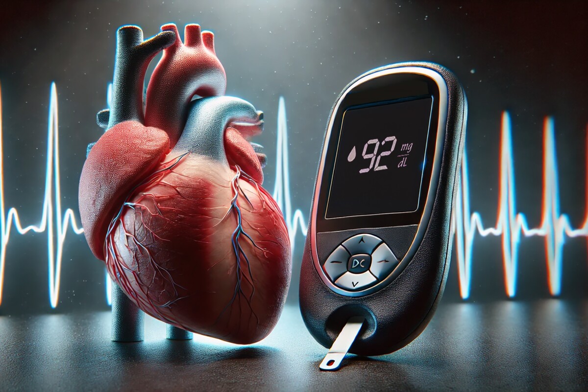 The risk of heart-related events is different for type 1 and type 2 diabetics