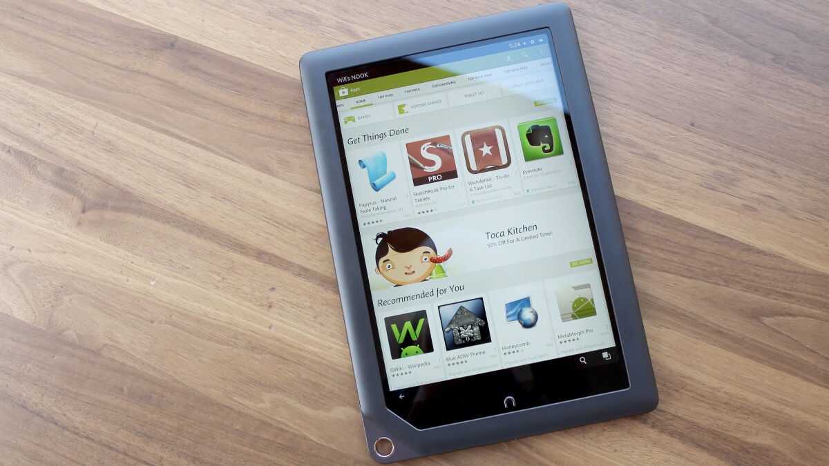 The Play Store changes everything on the Nook HD+