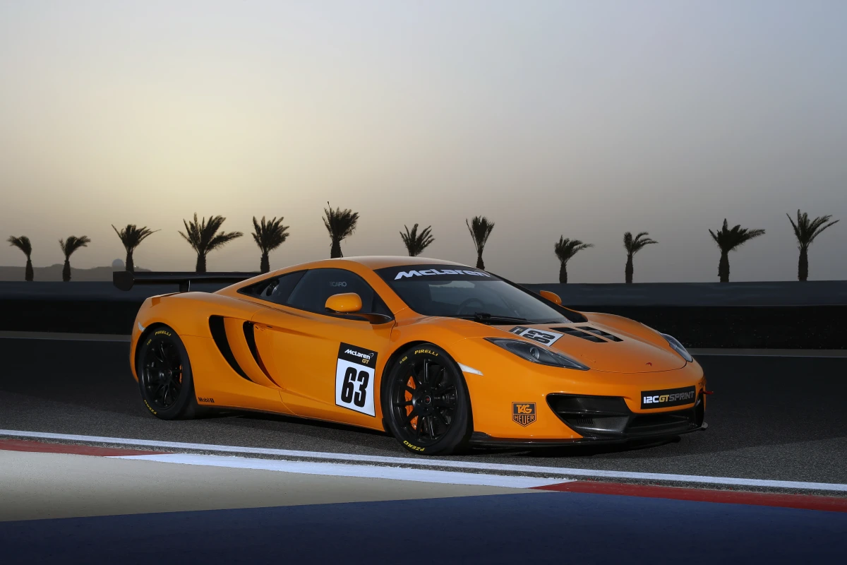 The Mclaren 12C GT Sprint is designed for track use