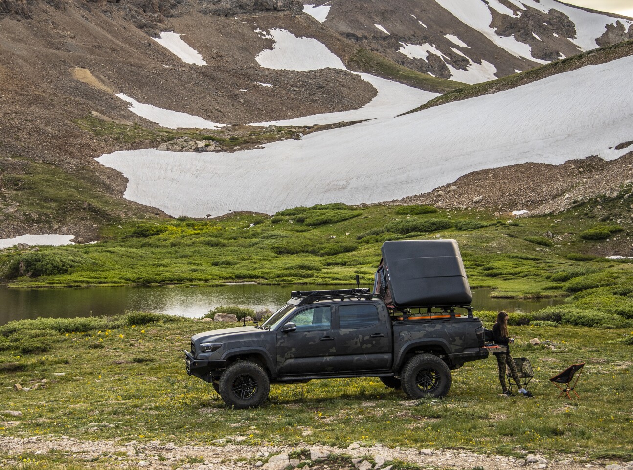 Ikamper Mini Expanding Hardshell Roof Tent Turns Small Car Into Camper