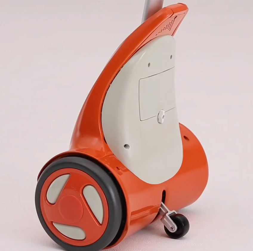 Murata Manufacturing's KeePace (rear view), a walk-assist device for the elderly or disabled