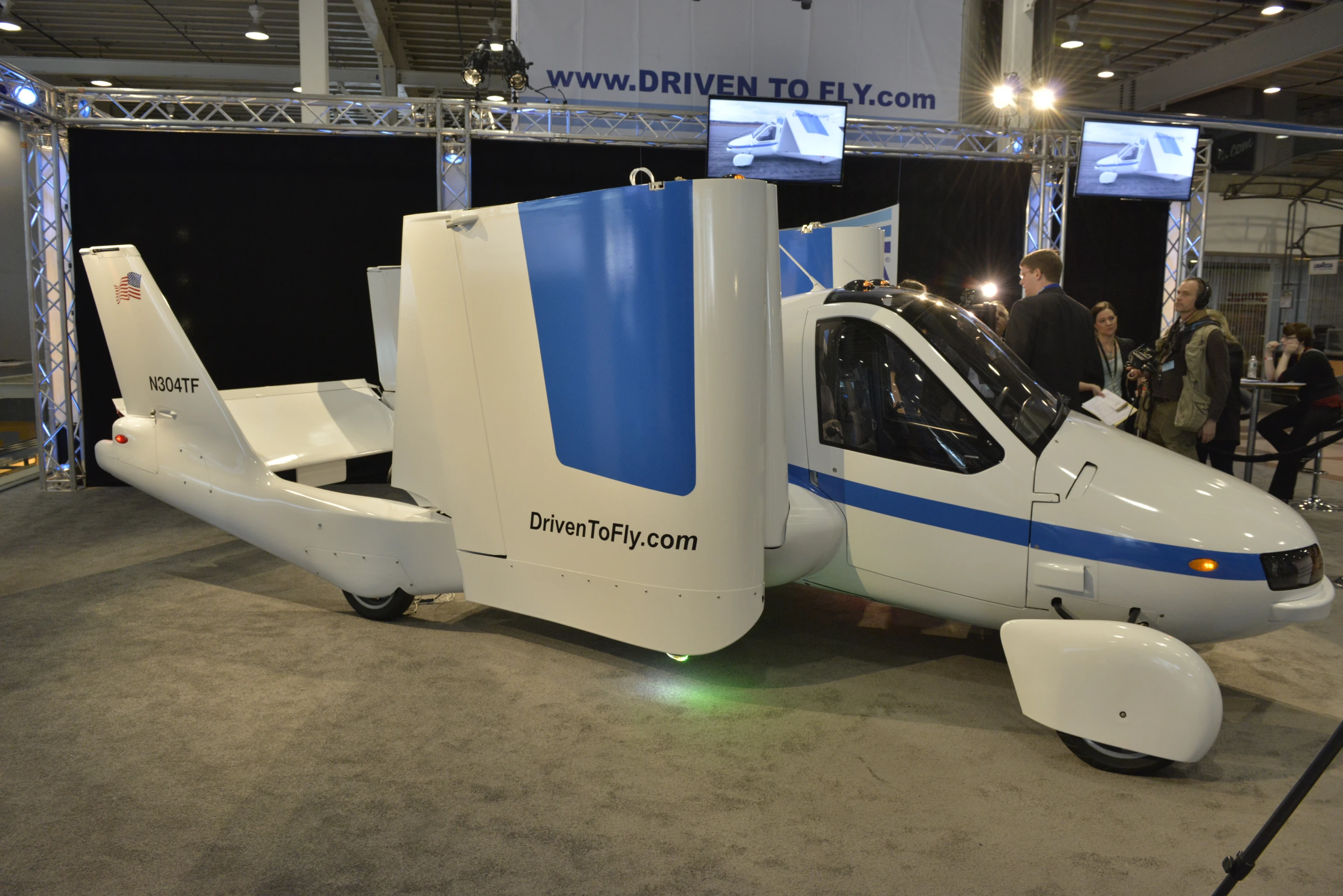 The Terrafugia Transition at the 2012 New York International Auto Show