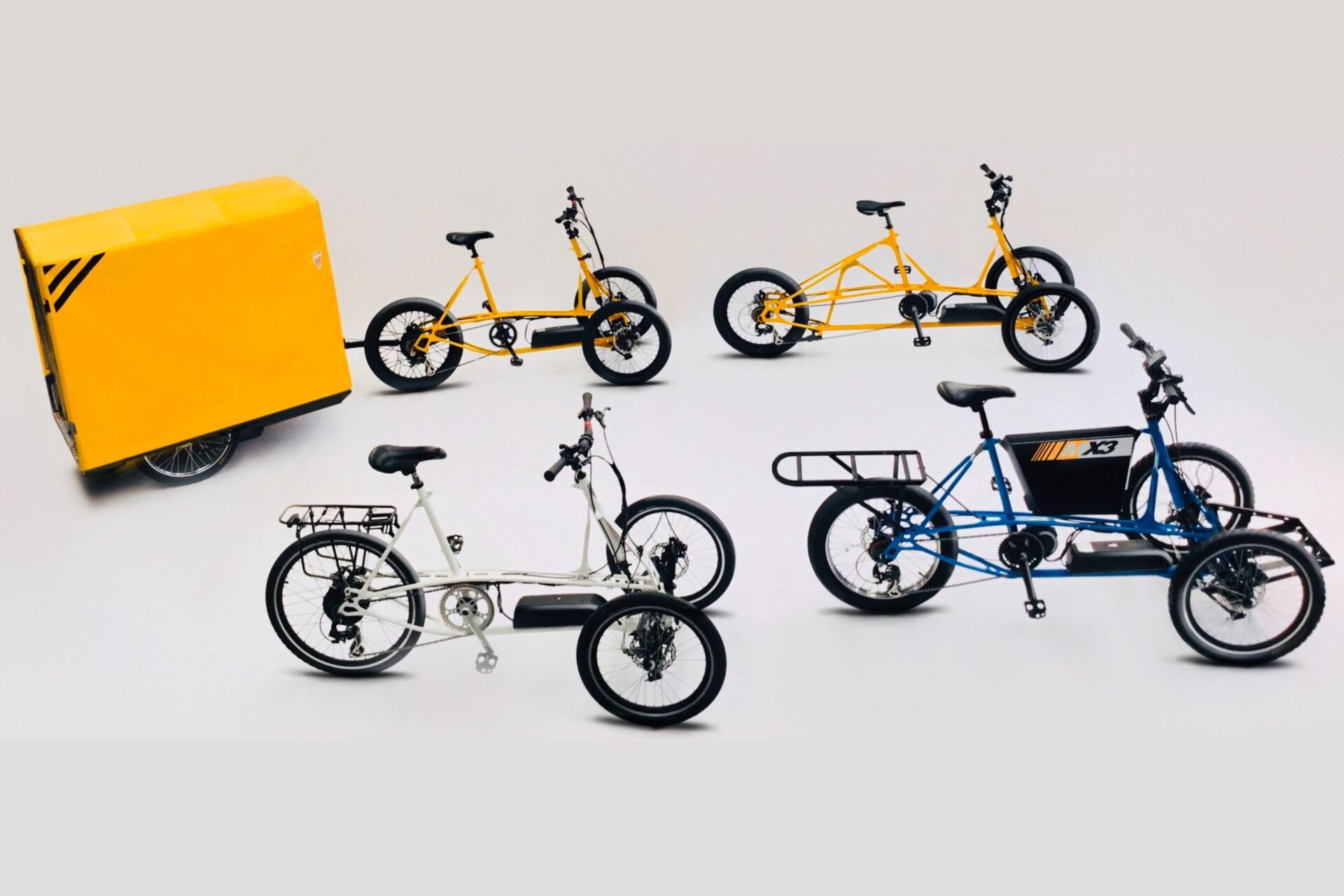 Electricassist cargo trike can haul over 400 lb, leans into corners