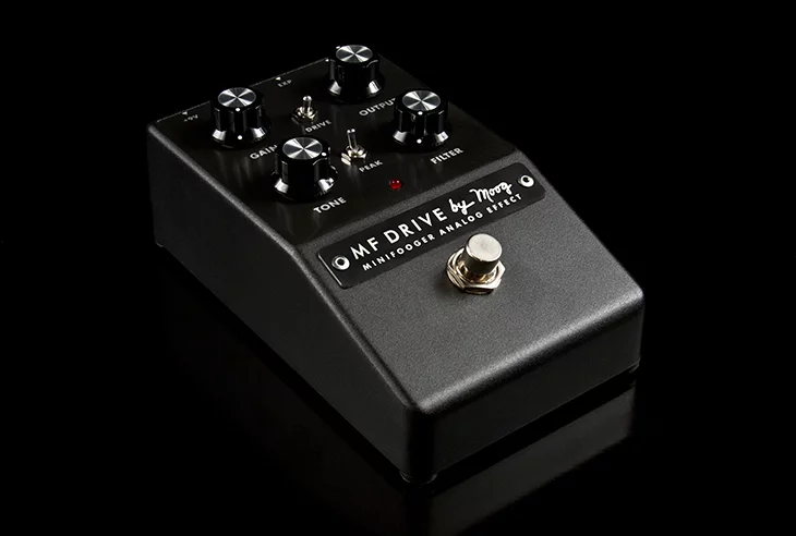 The Moog MF Drive features a drive section comprising Moog's 4-pole Ladder Filter, and two types of amplifiers