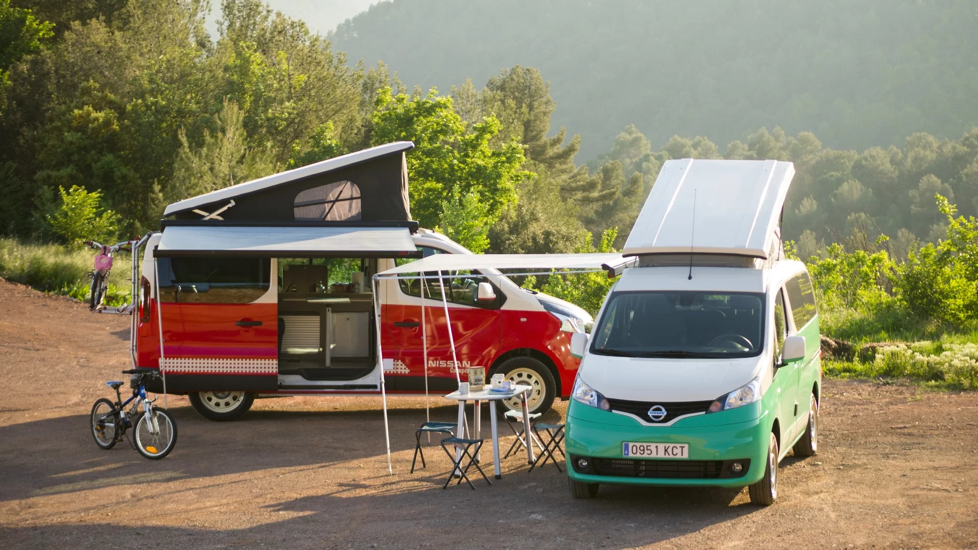 Nissan has added a pair of camper vans to its Spanish fleet