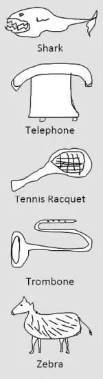 Examples of drawings submitted for the study