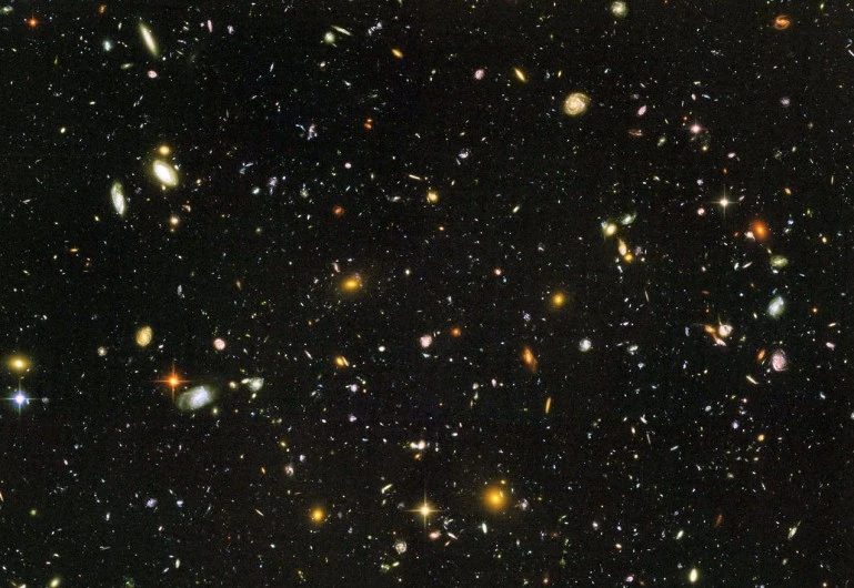 Hubble Ultra Deep Field, showing thousands of galaxies back to a time only a few hundred million years after the Big Bang (Image: NASA)