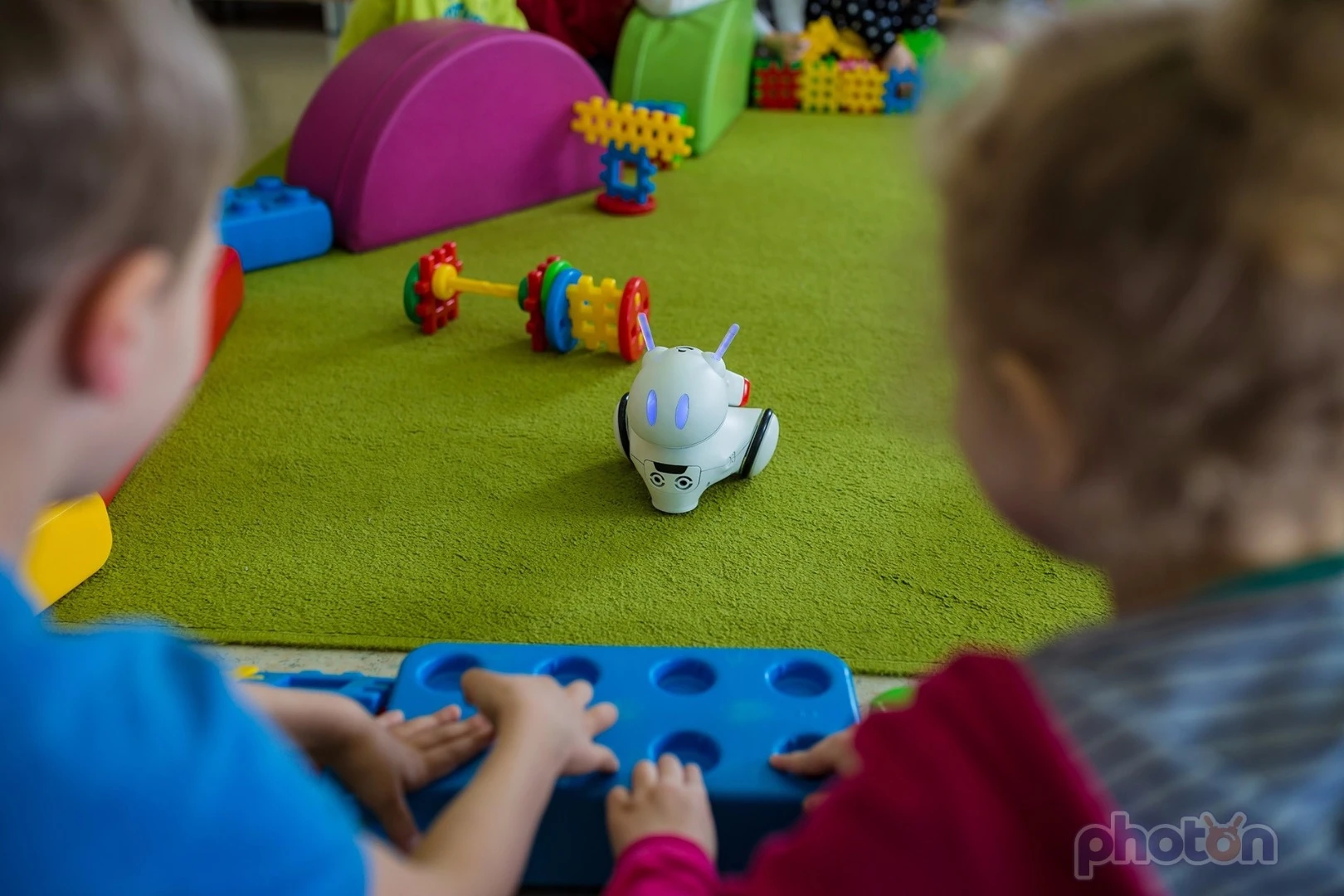 In their tests, the creators found that kids were creative in coming up with games to play with their Photons, setting up races and sumo wrestling matches