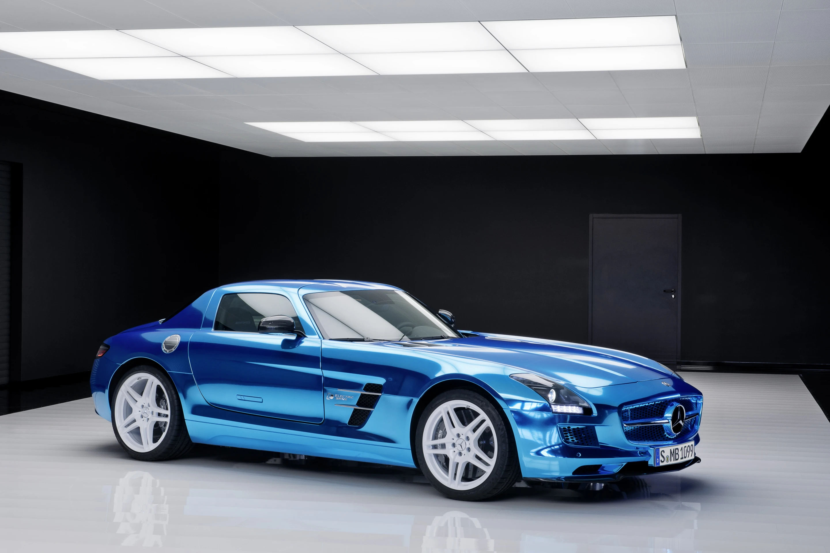 The Mercedes-Benz SLS AMG Coupé Electric Drive (Image: Mercedes-Benz)
