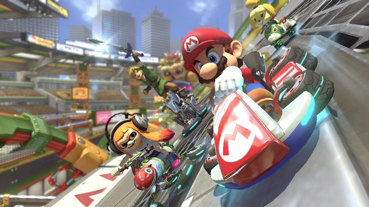 Mario Kart 8 Deluxe includes all the basic and DLC content of the Wii U version, then adds new characters and fixes the battle mode