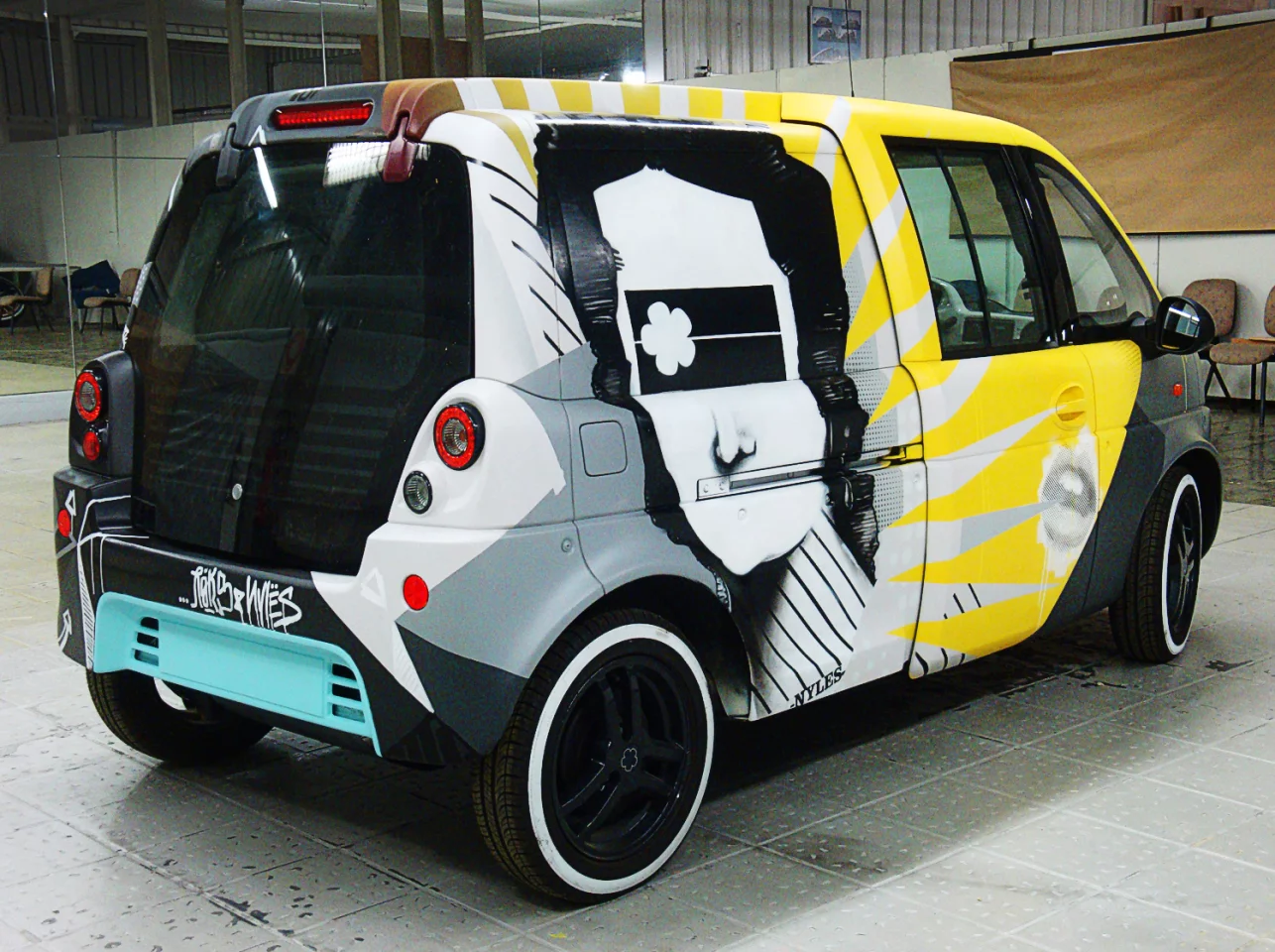 While the mia is available in a number of different colors, a custom paint job does not come as standard