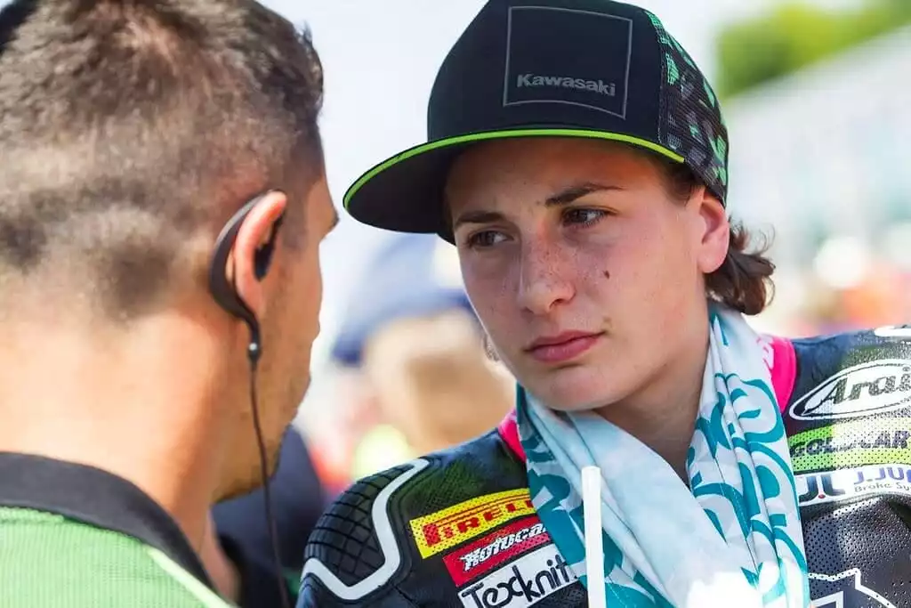 Anna Carrasco: First female world motorcycle champion ever! Magny Cours, France, September 30, 2018