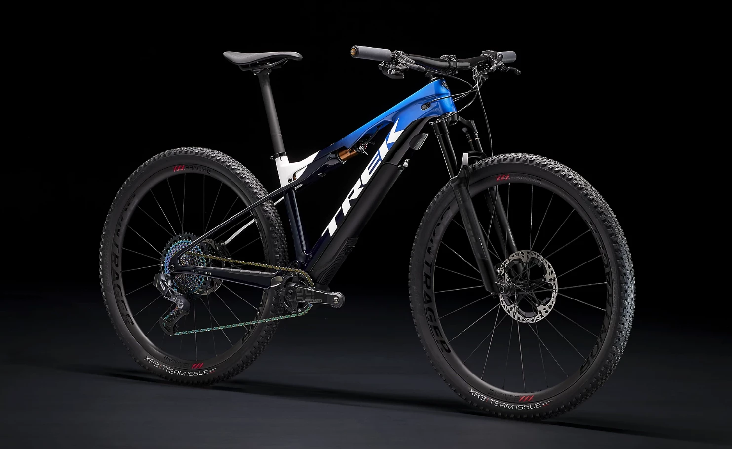 The range-topping E-Caliber 9.9 XX1 AXS becomes Trek's lightest full-suspension e-MTB ever