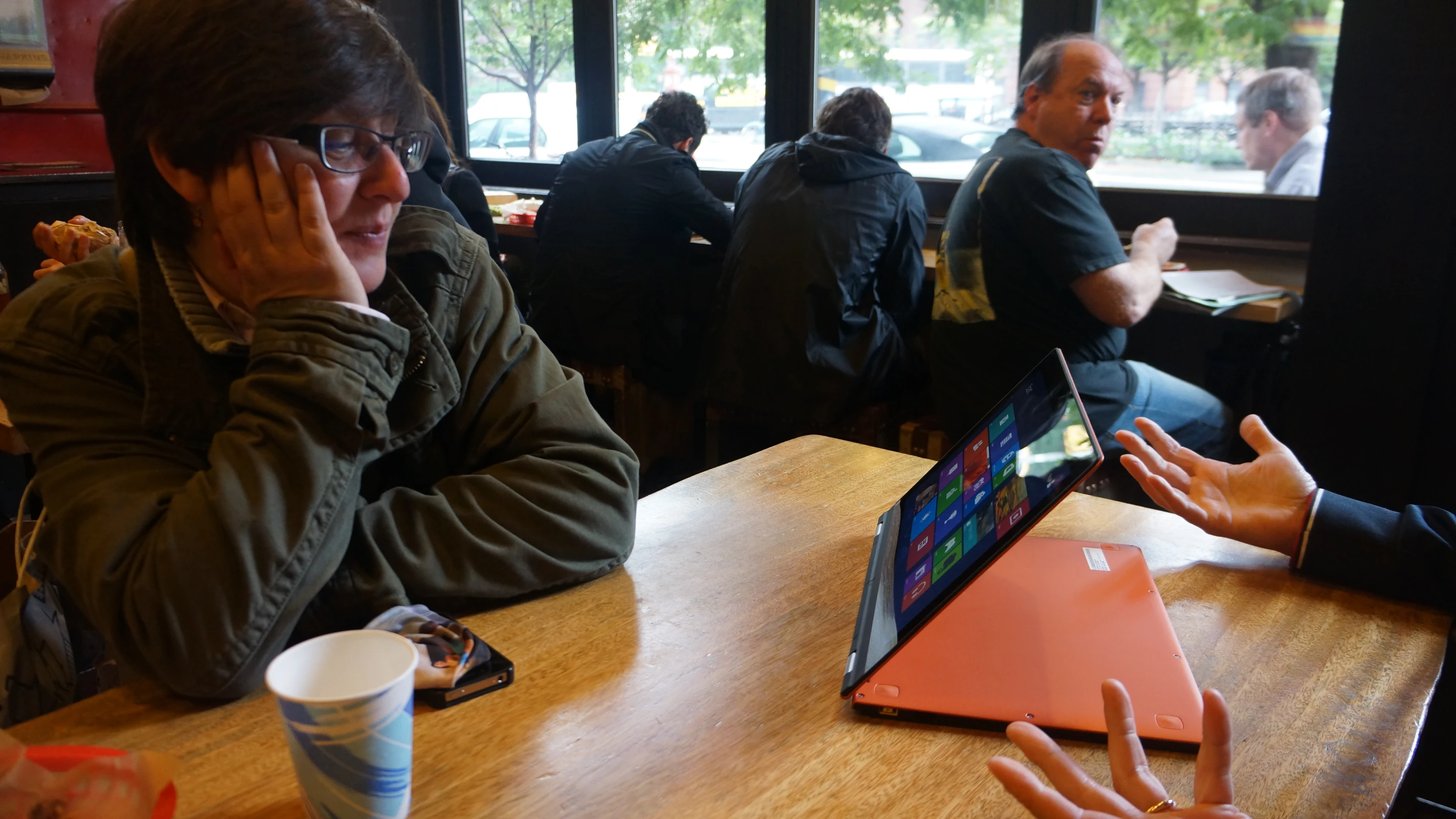 The YOGA 13 at the New York launch