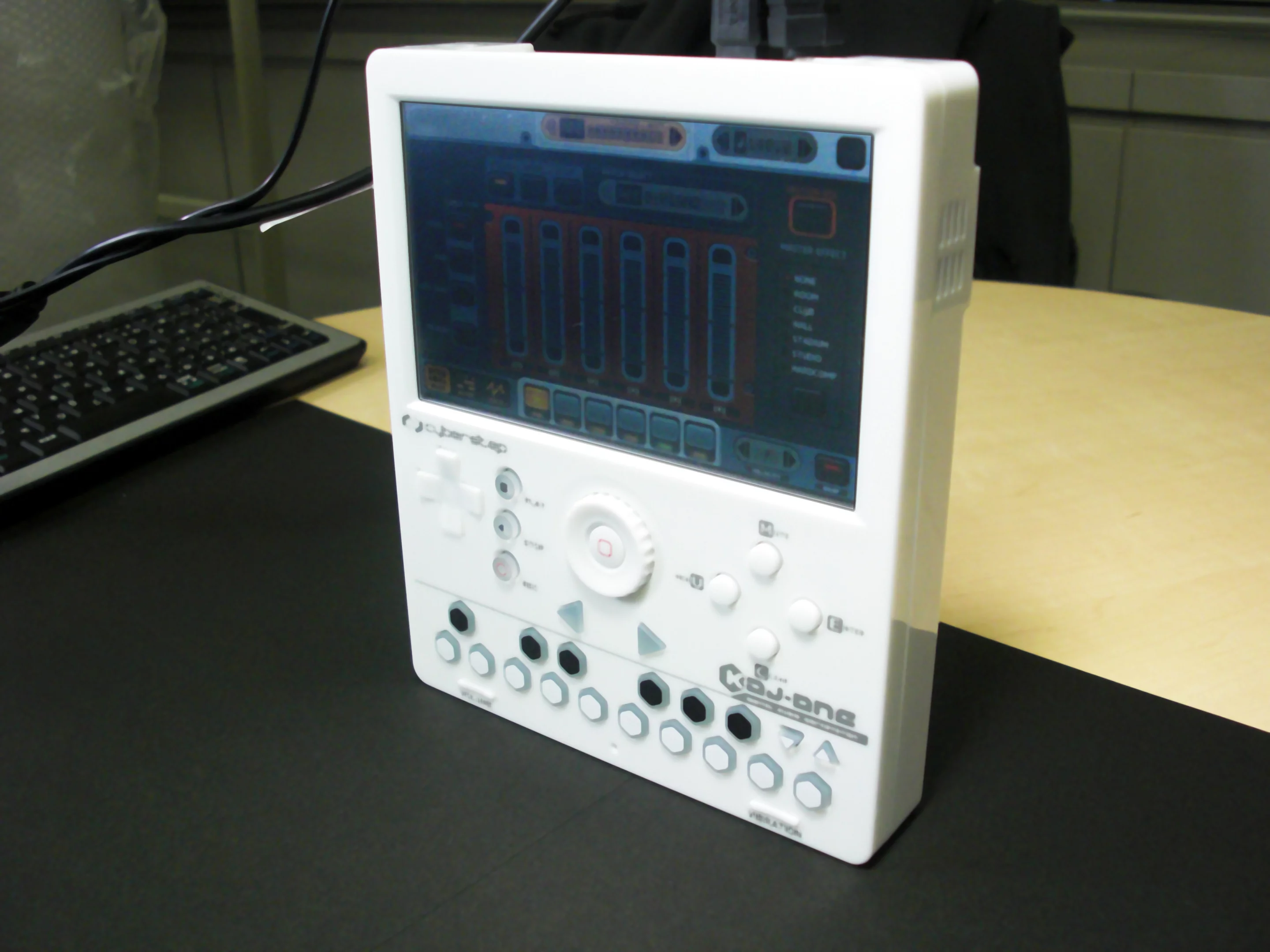 The KDJ-ONE portable, handheld digital audio workstation
