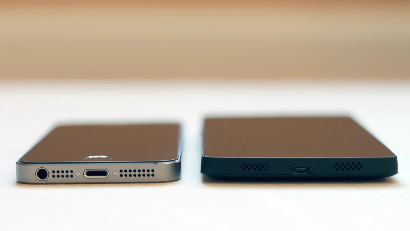 The Nexus 5 is 13 percent thicker