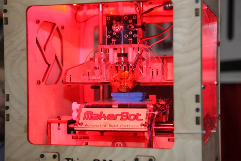 The MakerBot Thing-O-Matic 3D printer