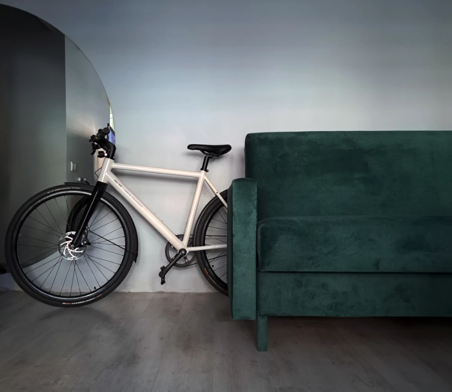 We're not sure we'd say the Unfair Advantage is home decor, but it certainly looks better around the house than many bikes would