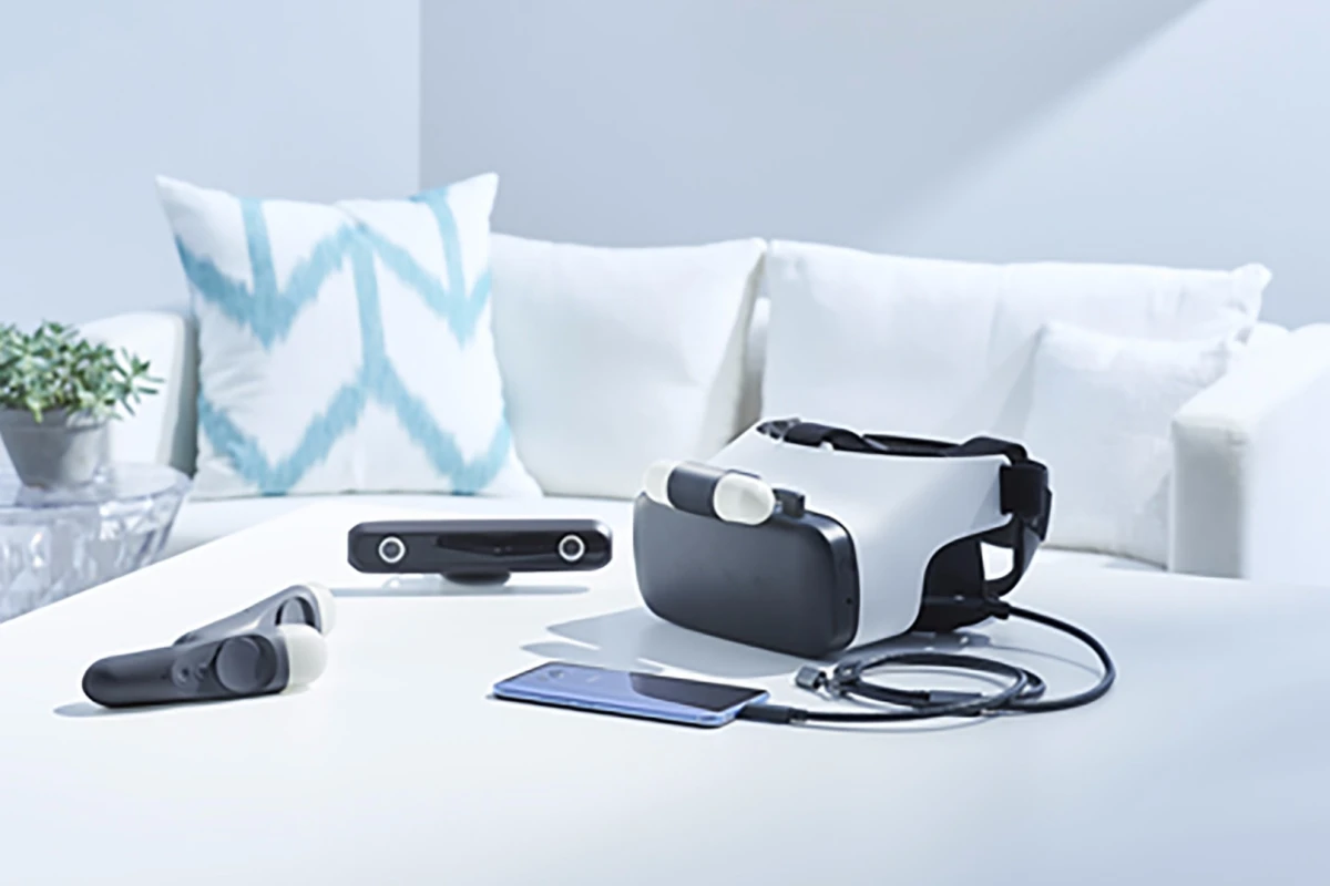 The Japan-only HTC Link, with PSVR-esque camera and motion controls