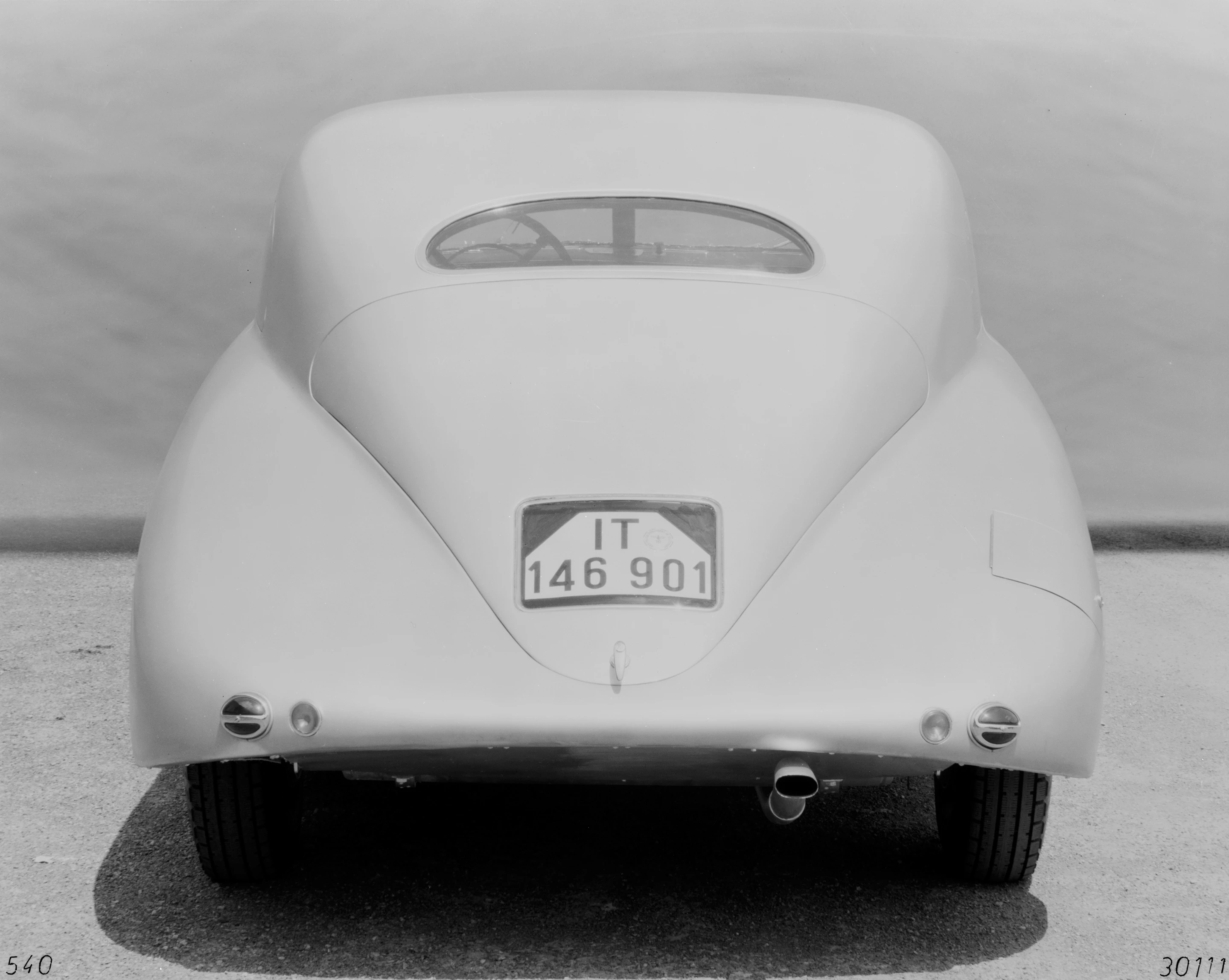 Rear of the 540 K Streamliner